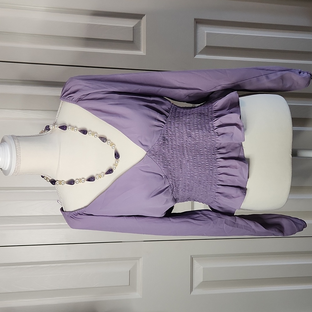 WAYF, NWT,  Women's Top,  Lavender,  Size Large 💜